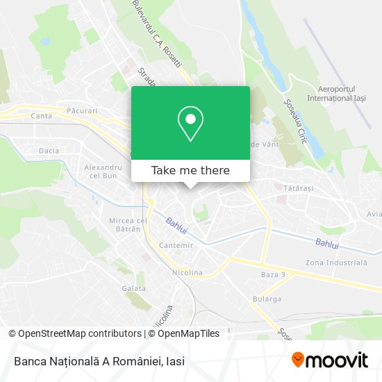 Banca Națională A României map