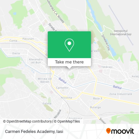 Carmen Fedeles Academy map