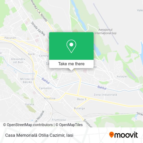 Casa Memorială Otilia Cazimir map