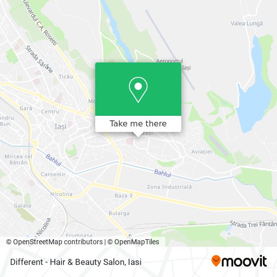 Different - Hair & Beauty Salon map