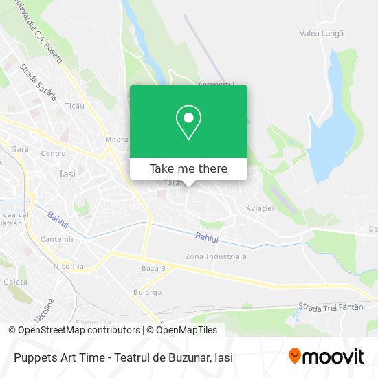 Puppets Art Time - Teatrul de Buzunar map