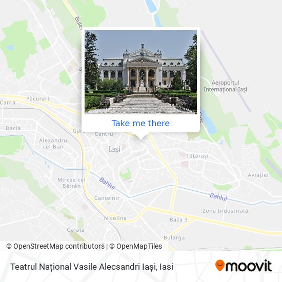 Teatrul Național Vasile Alecsandri Iași map