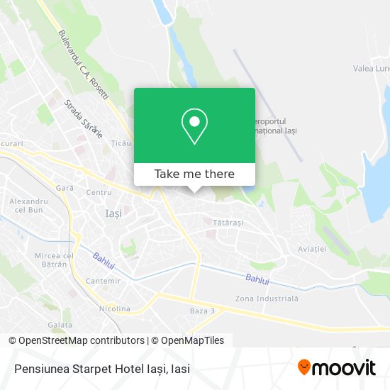 Pensiunea Starpet Hotel Iași map