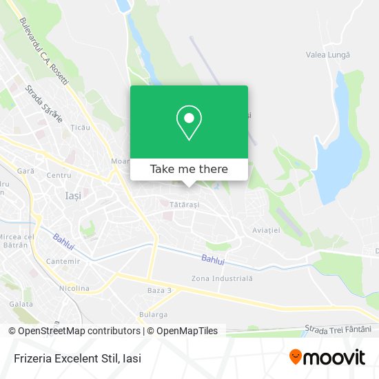 Frizeria Excelent Stil map