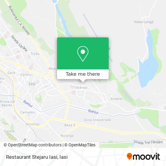 Restaurant Stejaru Iasi map