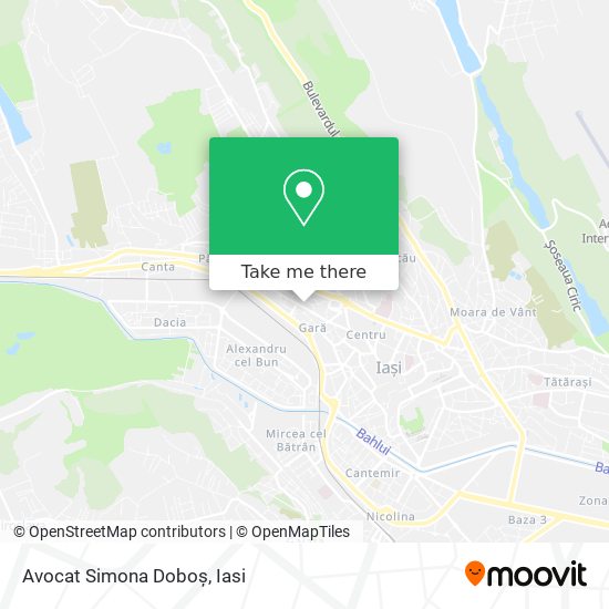 Avocat Simona Doboș map