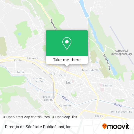 Direcția de Sănătate Publică Iași map