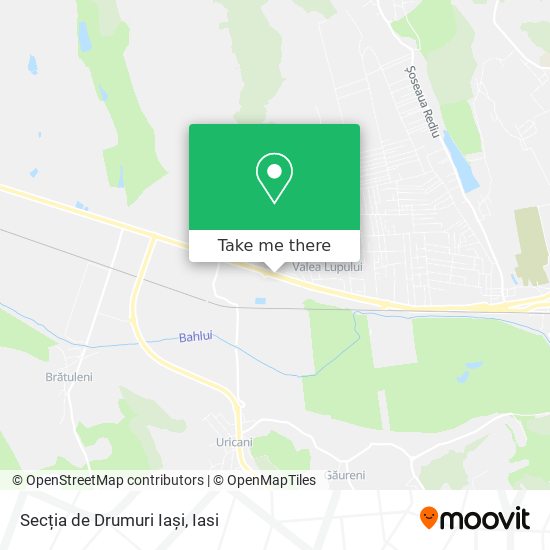 Secția de Drumuri Iași map