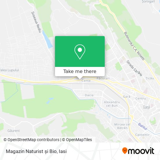Magazin Naturist și Bio map