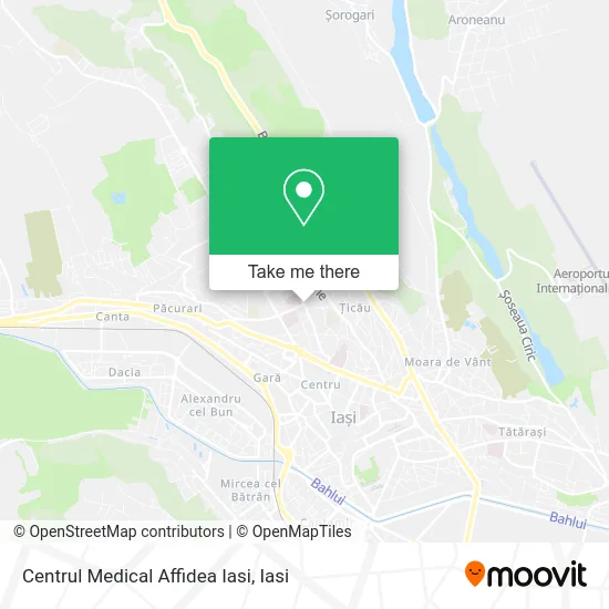 Centrul Medical Affidea Iasi map