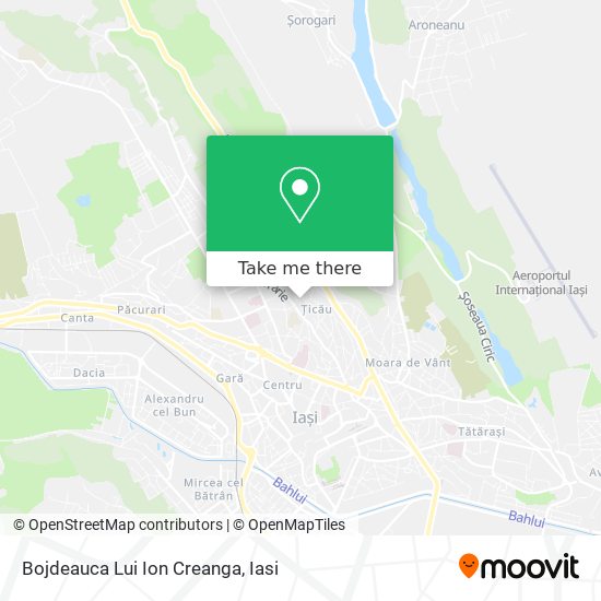 Bojdeauca Lui Ion Creanga map