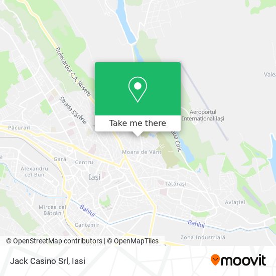 Jack Casino Srl map
