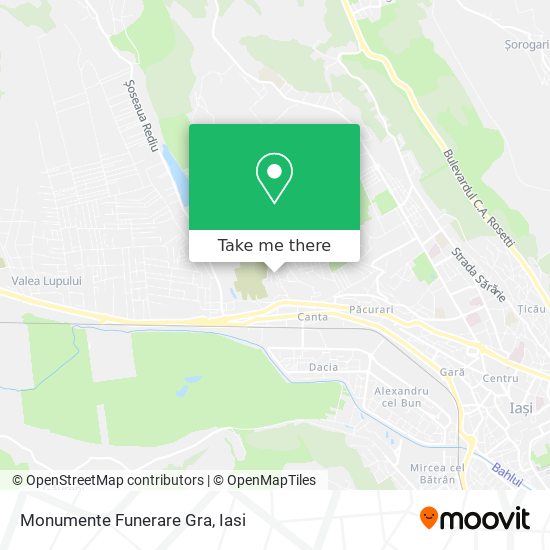 Monumente Funerare Gra map
