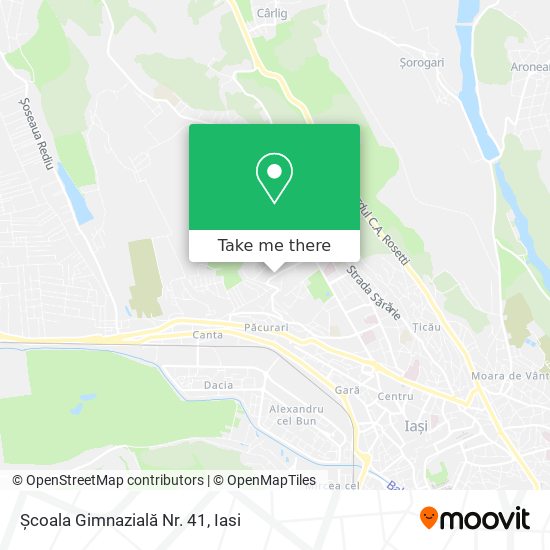 Școala Gimnazială Nr. 41 map