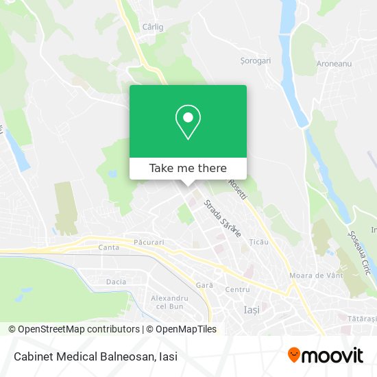 Cabinet Medical Balneosan map