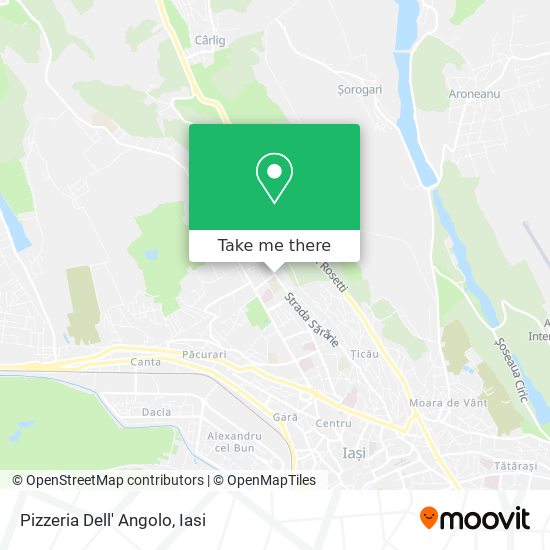 Pizzeria Dell' Angolo map