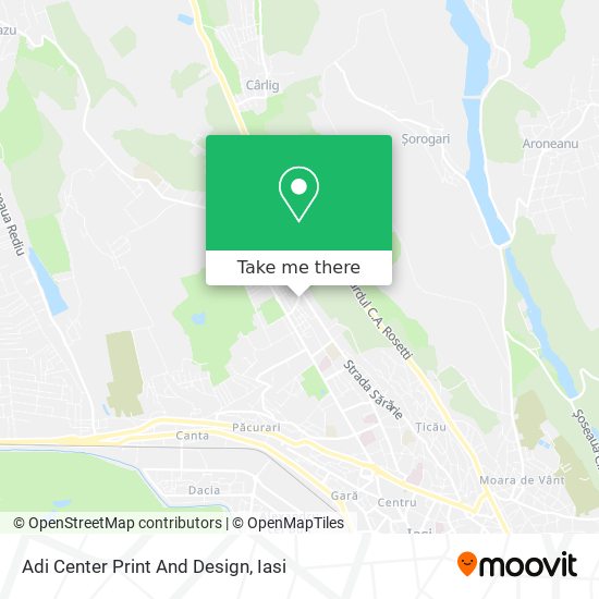Adi Center Print And Design map