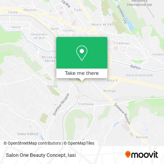 Salon One Beauty Concept map