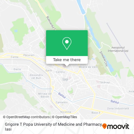 Grigore T Popa University of Medicine and Pharmacy map
