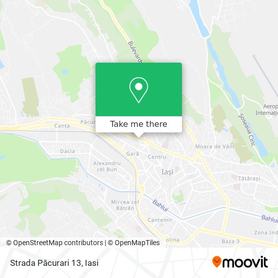 Strada Păcurari 13 map