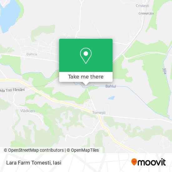 Lara Farm Tomesti map