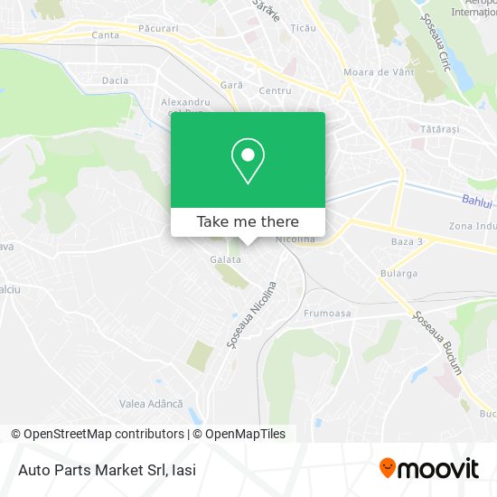 Auto Parts Market Srl map