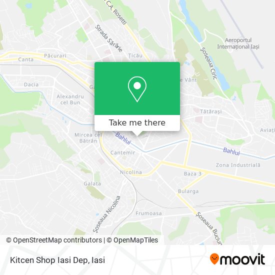 Kitcen Shop Iasi Dep map