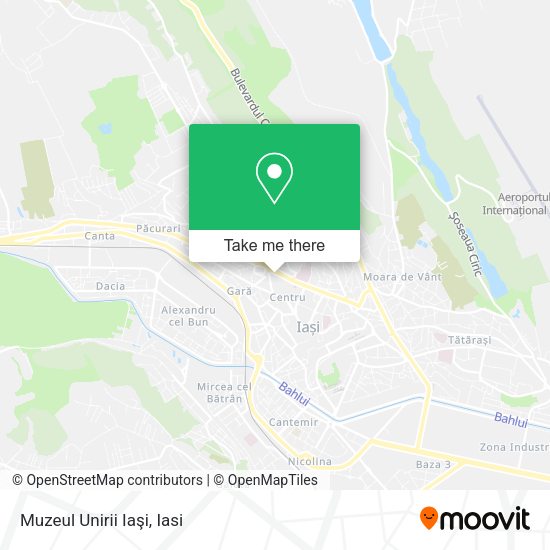 Muzeul Unirii Iaşi map