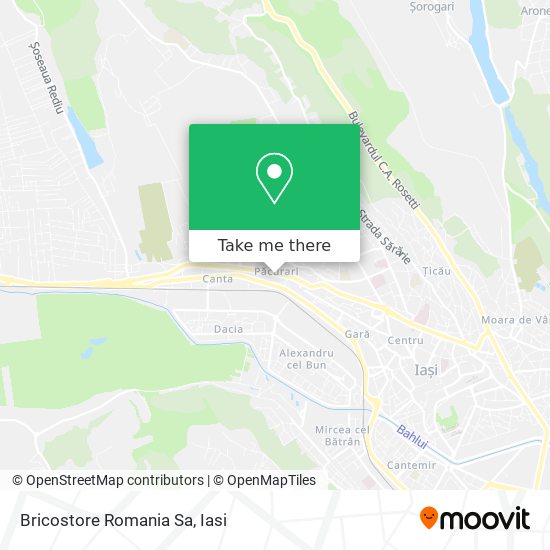 Bricostore Romania Sa map