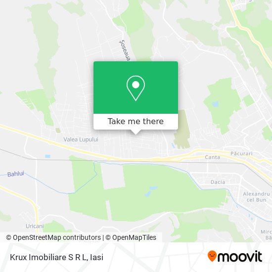 Krux Imobiliare S R L map
