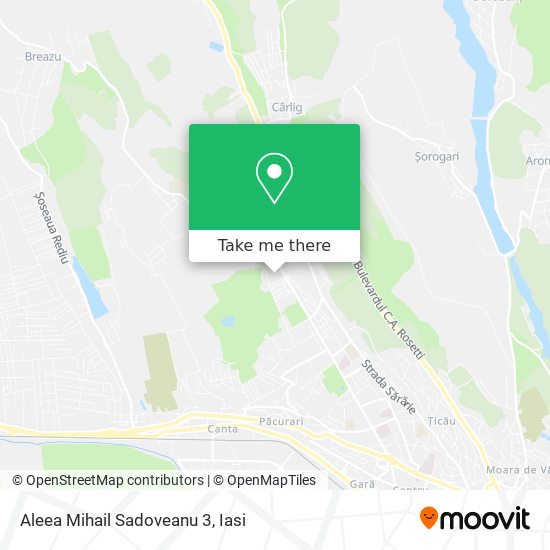 Aleea Mihail Sadoveanu 3 map