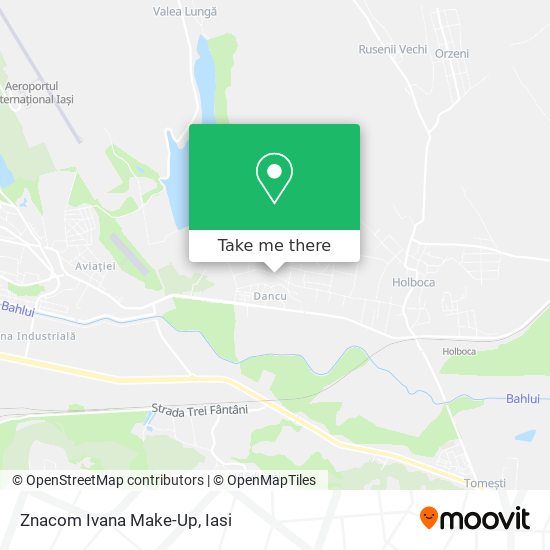 Znacom Ivana Make-Up map