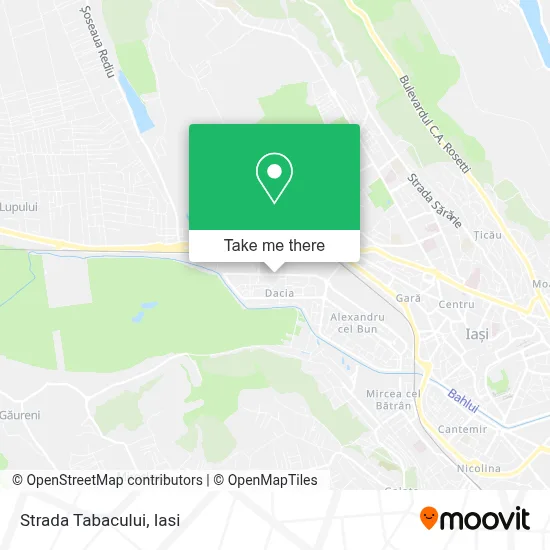 Strada Tabacului map