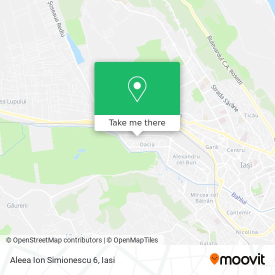 Aleea Ion Simionescu 6 map