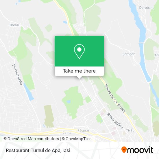 Restaurant Turnul de Apă map
