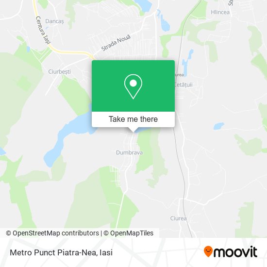 Metro Punct Piatra-Nea map