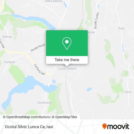 Ocolul Silvic Lunca Ce map