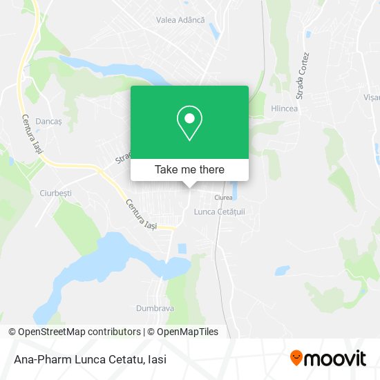 Ana-Pharm Lunca Cetatu map