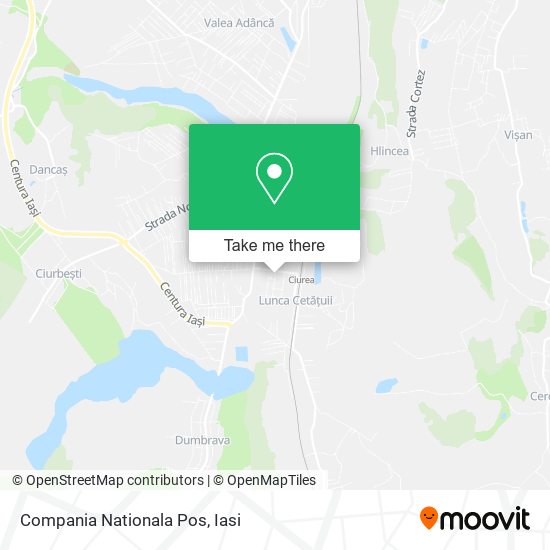 Compania Nationala Pos map