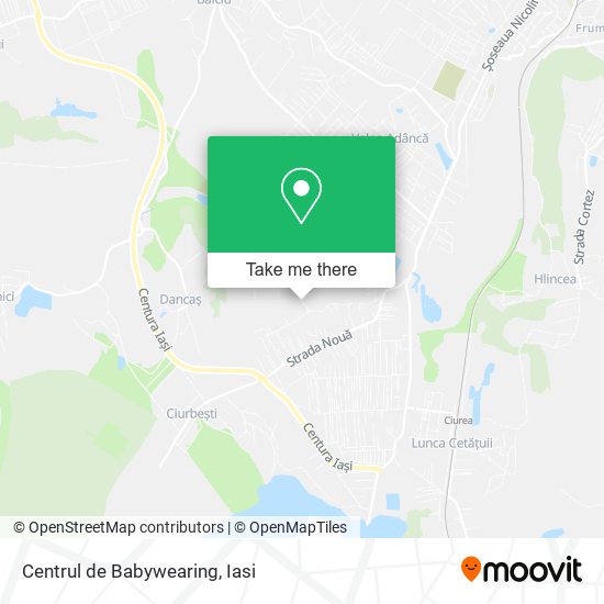 Centrul de Babywearing map