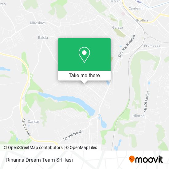 Rihanna Dream Team Srl map