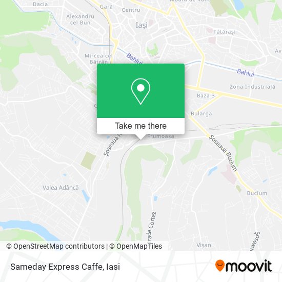Sameday Express Caffe map