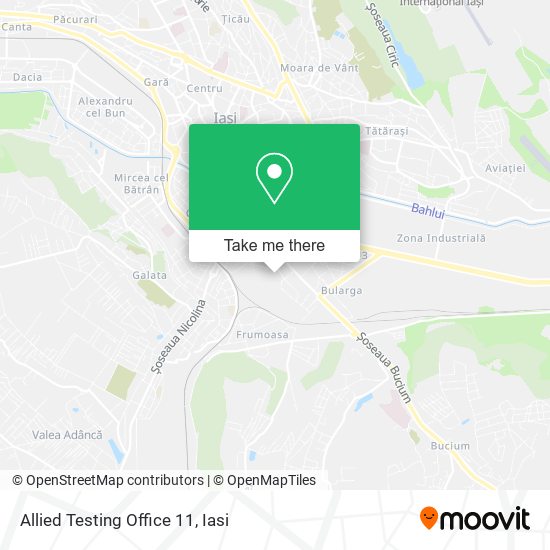 Allied Testing Office 11 map