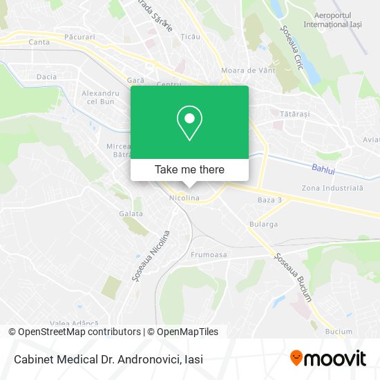 Cabinet Medical Dr. Andronovici map