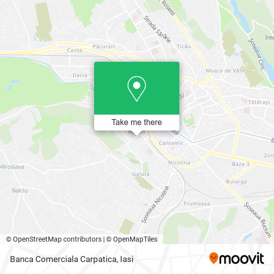 Banca Comerciala Carpatica map