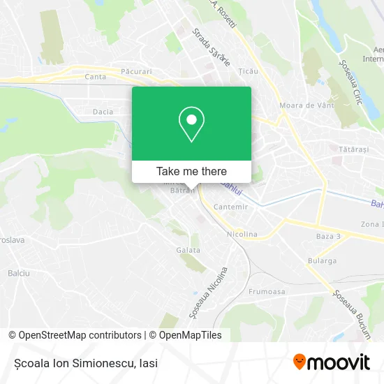 Școala Ion Simionescu map