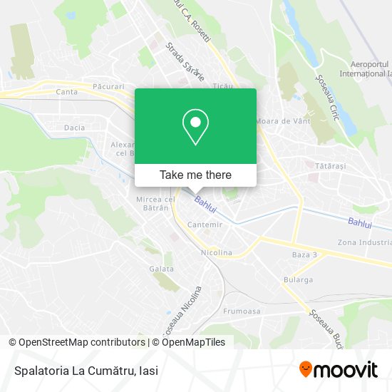 Spalatoria La Cumătru map