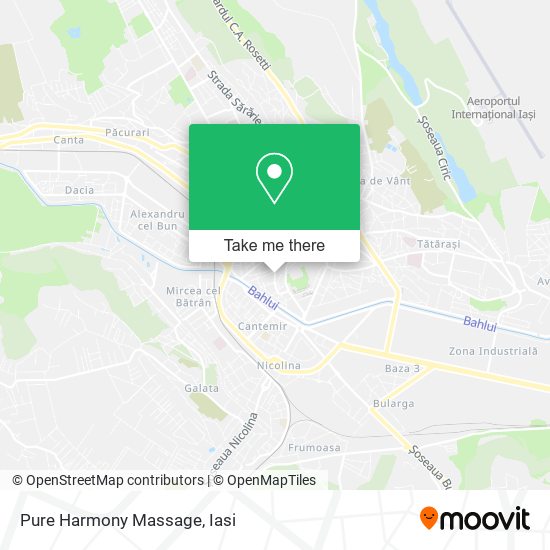 Pure Harmony Massage map