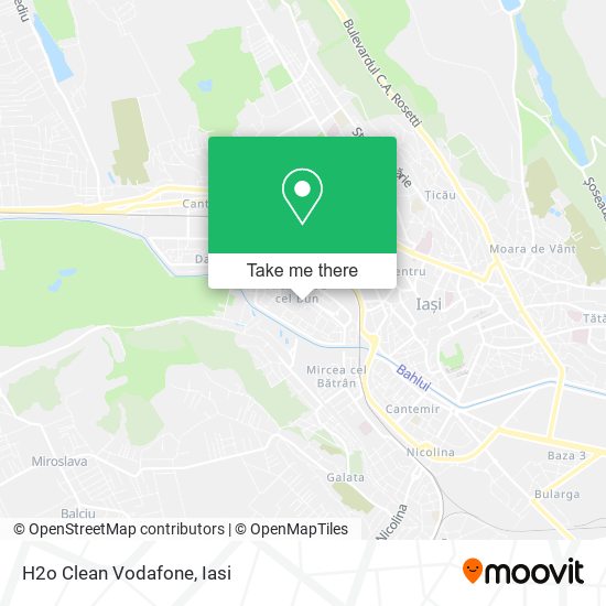 H2o Clean Vodafone map