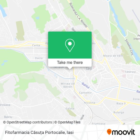 Fitofarmacia Căsuța Portocalie map